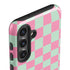 Watermelon Checkered Galaxy S25 Plus Impact Case
