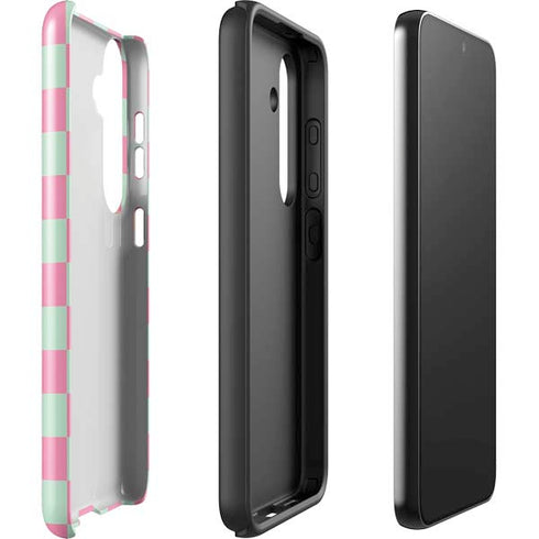 Watermelon Checkered Galaxy S25 Plus Impact Case