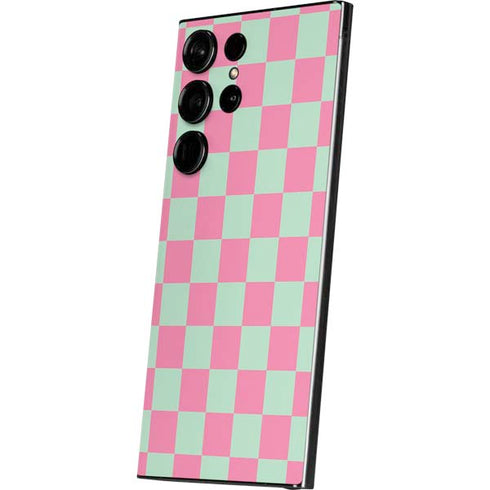 Watermelon Checkered Galaxy S24 Ultra Skin