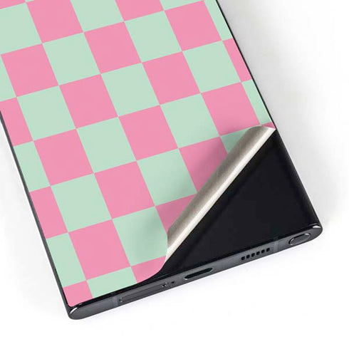 Watermelon Checkered Galaxy S25 Ultra Skin