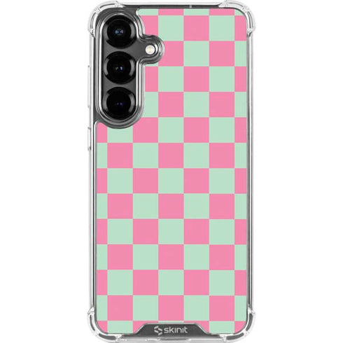 Watermelon Checkered Galaxy S26 Plus Clear Case