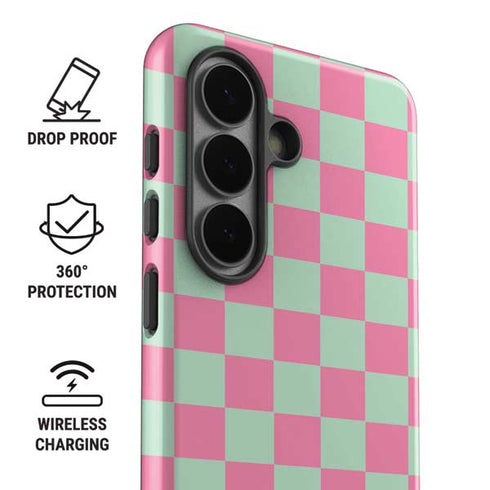 Watermelon Checkered Galaxy S26 Plus Impact Case
