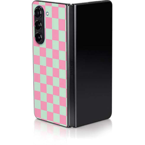 Watermelon Checkered Galaxy Z Fold5 5G Skin