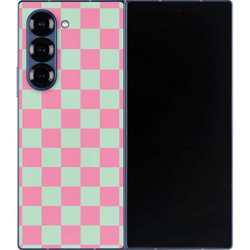 Watermelon Checkered Galaxy Z Fold6 Skin