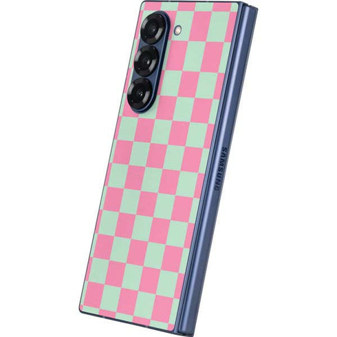 Watermelon Checkered Galaxy Z Fold6 Skin