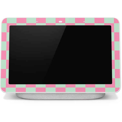 Watermelon Checkered Google Home Hub Skin