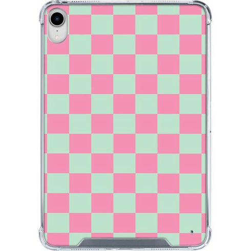 Watermelon Checkered iPad 11th Gen (2025) Clear Case