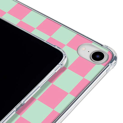 Watermelon Checkered iPad 11th Gen (2025) Clear Case