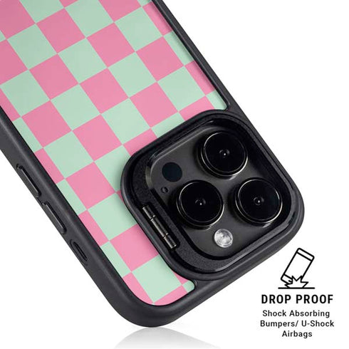 Watermelon Checkered iPhone 13 Pro Max Kickstand Case