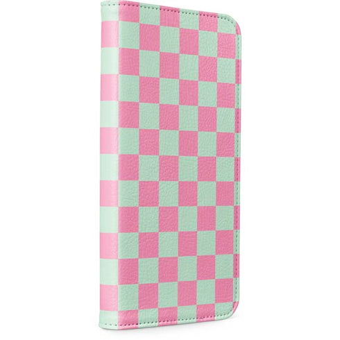 Watermelon Checkered iPhone 15 Plus Folio Case