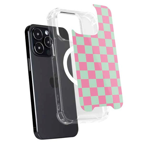 Watermelon Checkered iPhone 16 Pro MagSafe Case