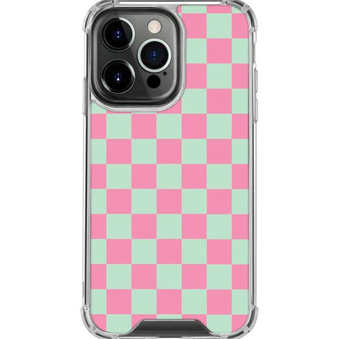 Watermelon Checkered iPhone 16 Pro Max Clear Case