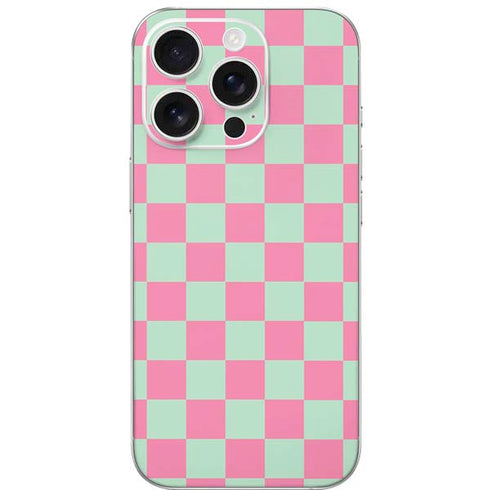 Watermelon Checkered iPhone 16 Pro Skin
