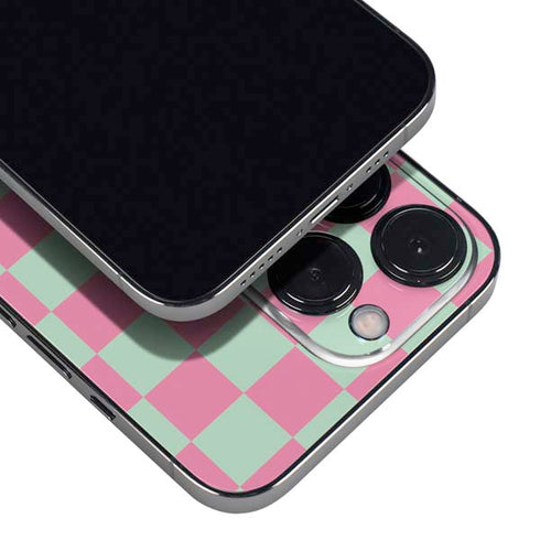 Watermelon Checkered iPhone 16 Pro Skin
