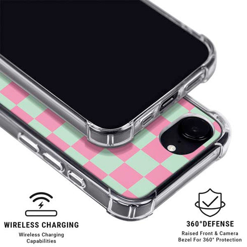 Watermelon Checkered iPhone 16e MagSafe Case
