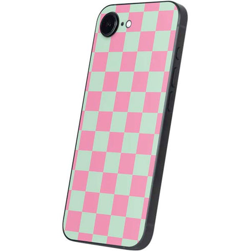 Watermelon Checkered iPhone 16e Skin