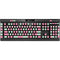 Watermelon Checkered K95 RGB PLATINUM Mechanical Gaming Keyboard Skin