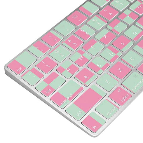 Watermelon Checkered Magic Keyboard Skin