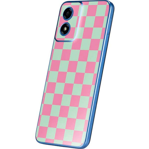 Watermelon Checkered Moto G Play 4G (2024) Skin