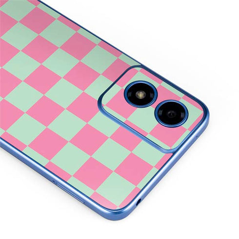 Watermelon Checkered Moto G Play 4G (2024) Skin