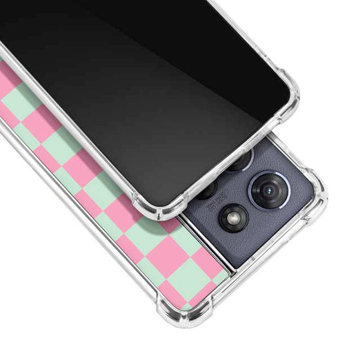 Watermelon Checkered Moto G Play 5G (2025) Clear Case