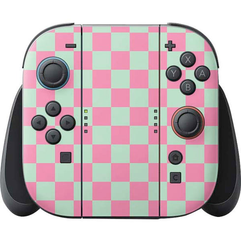 Watermelon Checkered Nintendo Skins