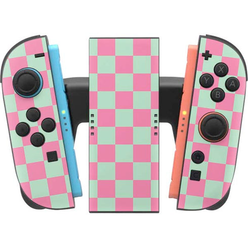Watermelon Checkered Nintendo Switch 2 (2025) Joy-Con Controller Skin