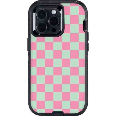 Watermelon Checkered Otterbox Defender iPhone Skin
