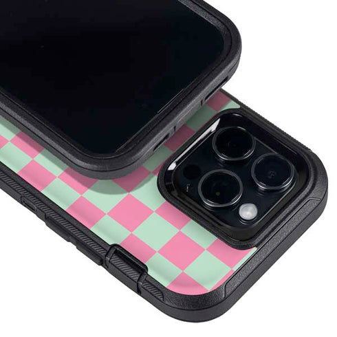 Watermelon Checkered Otterbox Defender iPhone Skin