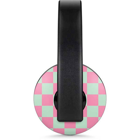 Watermelon Checkered PlayStation 4 Gold Wireless Headset Skin