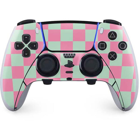 Watermelon Checkered PS5 DualSense Edge Pro Controller Skin