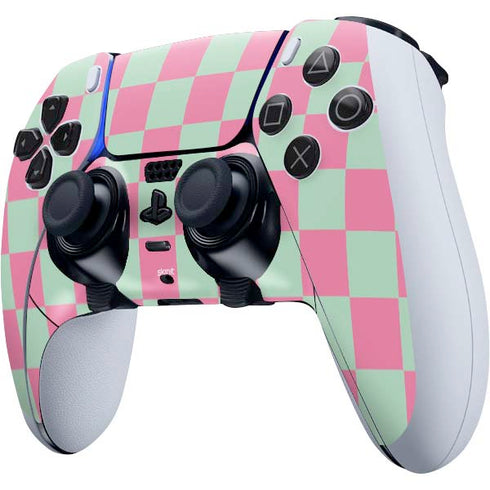 Watermelon Checkered PS5 DualSense Edge Pro Controller Skin