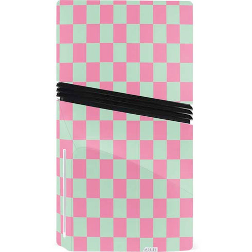 Watermelon Checkered PS5 Pro Disk Bundle Skin