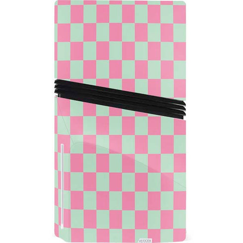 Watermelon Checkered PS5 Pro Disk Console Skin