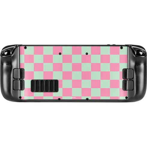 Watermelon Checkered Steam Deck Handheld Gaming Computer Skin