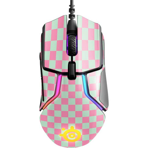 Watermelon Checkered SteelSeries Rival 600 Gaming Mouse Skin