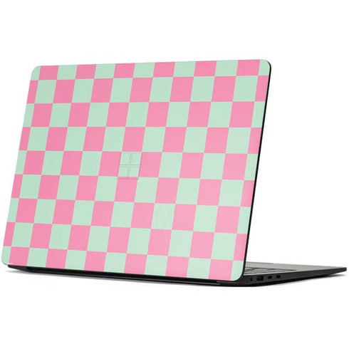 Watermelon Checkered Surface Laptop 7 15in Skin