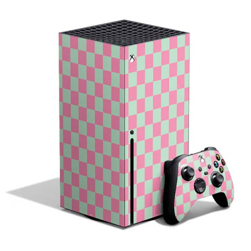 Watermelon Checkered Xbox Series X Skins