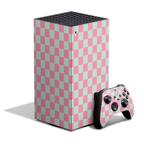 Watermelon Checkered XBox Series X Digital Edition Bundle Skin