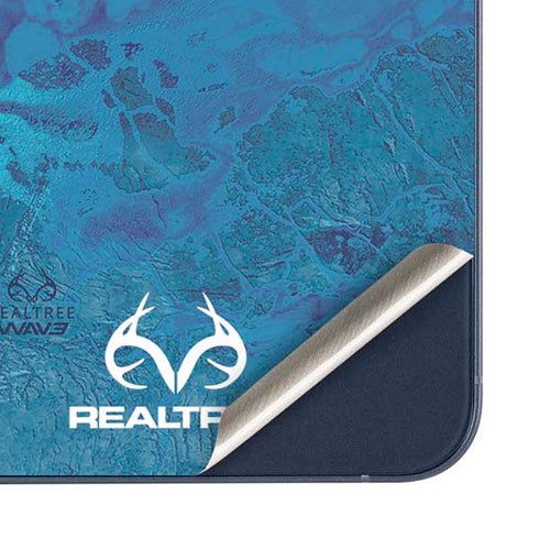 RealTree WAV3 Blue Camo Galaxy A36 5G Skin