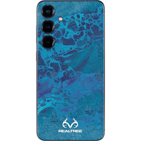 RealTree WAV3 Blue Camo Galaxy S25 Plus Skin