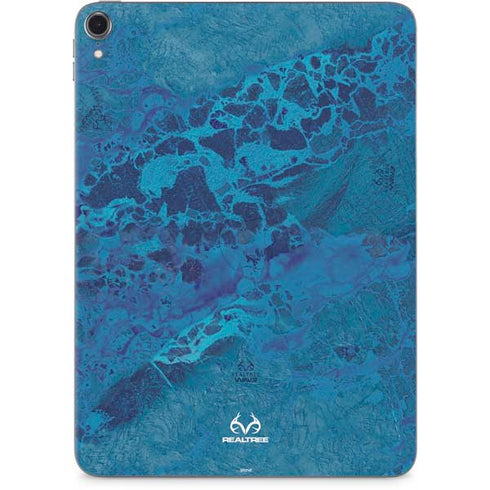 RealTree WAV3 Blue Camo Apple iPad Pro Skin