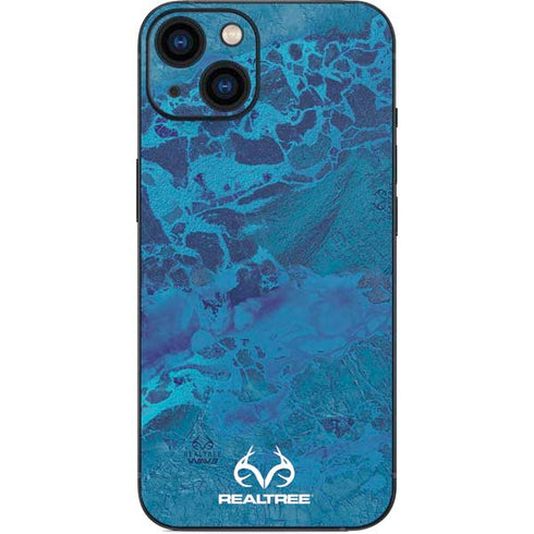 RealTree WAV3 Blue Camo iPhone Skins
