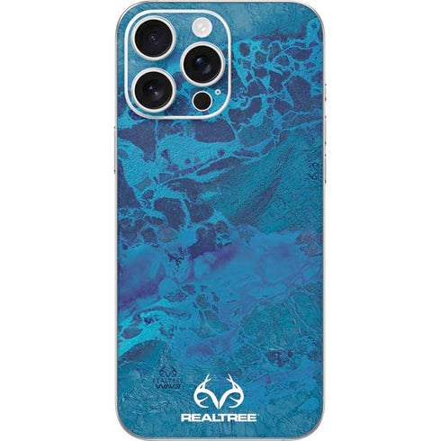 RealTree WAV3 Blue Camo iPhone 16 Pro Max Skin