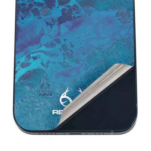RealTree WAV3 Blue Camo iPhone 16 Skin