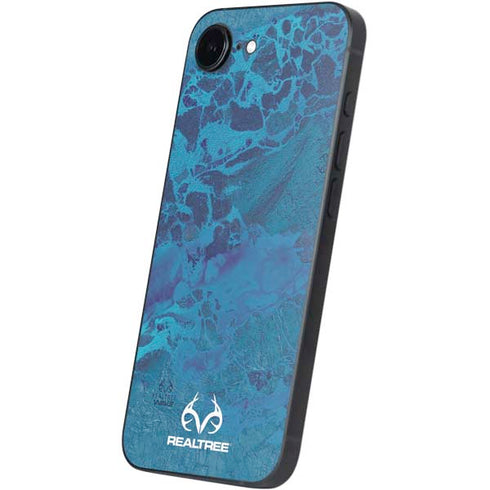 RealTree WAV3 Blue Camo iPhone 16e Skin
