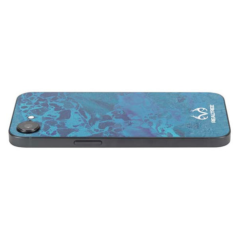 RealTree WAV3 Blue Camo iPhone 16e Skin