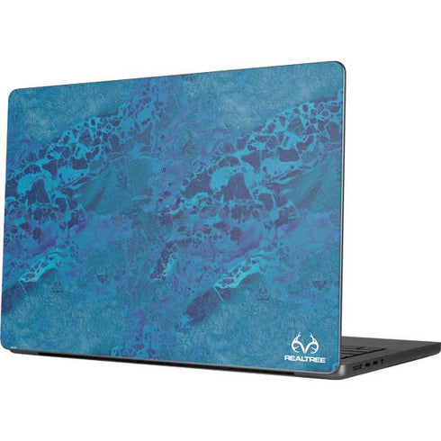 RealTree WAV3 Blue Camo Apple MacBook Pro 14-inch Skin