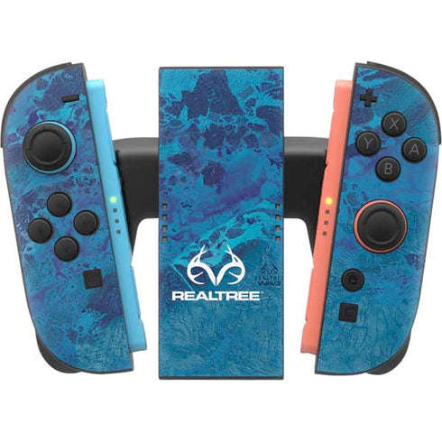 RealTree WAV3 Blue Camo Nintendo Switch 2 (2025) Joy-Con Controller Skin