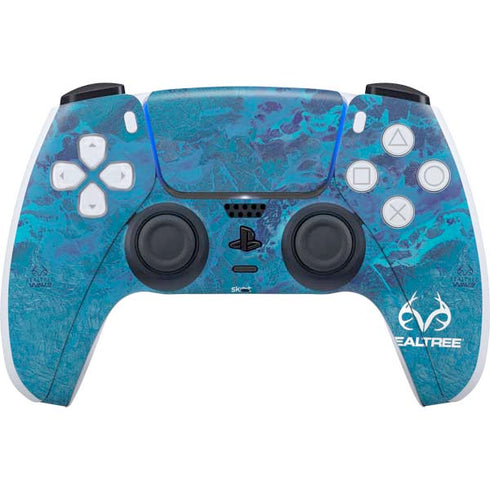 RealTree WAV3 Blue Camo PlayStation PS5 Skins
